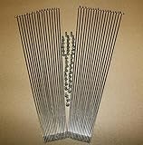 cn Spoke 38 STK.Edelstahl Nirosta Speichen 2mm Fahrradspeichen m.Nippel Silber 268mm