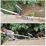 Doolland Dachrinnen-Reinigungswerkzeug, Dachrinnenreiniger vom Bodendach, Dachrinnenreinigungslöffel und Schaufel für Villen, Stadthäuser, Dachfenster