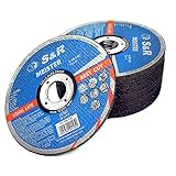 S&R Trennscheiben für Metall, Stahl 125 x 2,0 x 22,23 mm A30 S-BF. Set 25 Stück, für Winkelschleifer
