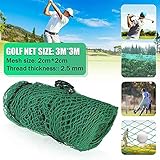 yummyfood Golfnetz Golf Übungsnetz Golf Chipping Netz Schlagnetze Für Golf, Baseball, Fußball, Tennis, Garten, 300x300cm