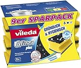 Vileda Glitzi Plus Topfreiniger, 9er Pack