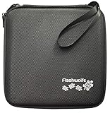 Archgon flashwoife Eva Nylon Case with Board in Schwarz Hartschalentasche Schutzhuelle für Externe DVD CD Blu-Ray Brenner
