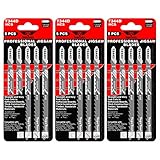 15 x TopsTools JSTT344D_3 T344D 152mm lang Stichsägeblätter Kompatibel mit Bosch, Dewalt, Makita, Milwaukee und viele andere