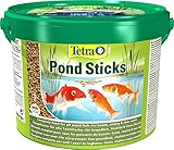 Tetra Pond Sticks - Fischfutter für Teichfische, für gesunde Fische und klares Wasser, verschiedene Größen