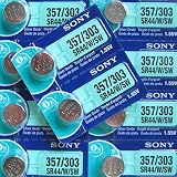 Sony 357 SR516SW Knopfzellen / Uhrenbatterien (mit Silberoxid, quecksilberfrei),10er-Packung