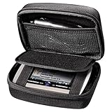 Hama Hartschalenetui Big für Navigationsgeräte (universal u.a. für TomTom, Garmin, Becker Navis und Zubehör, gepolstert, 14,5 x 9 x 3 cm) schwarz