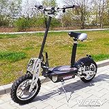 Viron Elektro Scooter 1000 Watt E-Scooter Roller 36V / 1000W Elektroroller V.7 (Carbon)