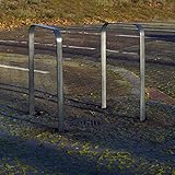 2x Fahrradanlehnbügel aus Flachstahl zum Einbetonieren | Fahrradständer Anlehnbügel Anlehnständer Poller Ständer Fahrradständer Fahrrad Ständer Rad Baumschutzbügel